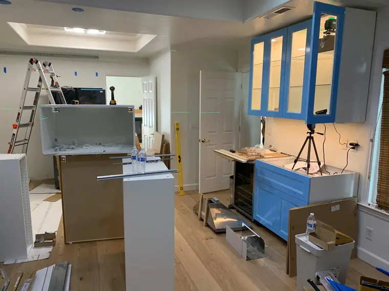 Waterfall Kitchen IKEA — 5